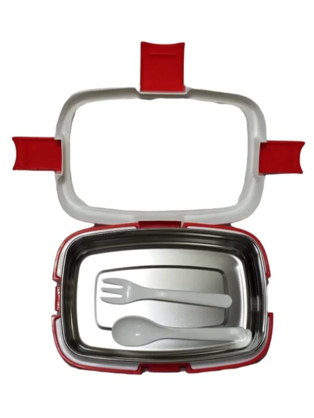 Marvel Stainless Steel Durable On-the-Go Meal Snack Lunch Box with Spoon & Fork